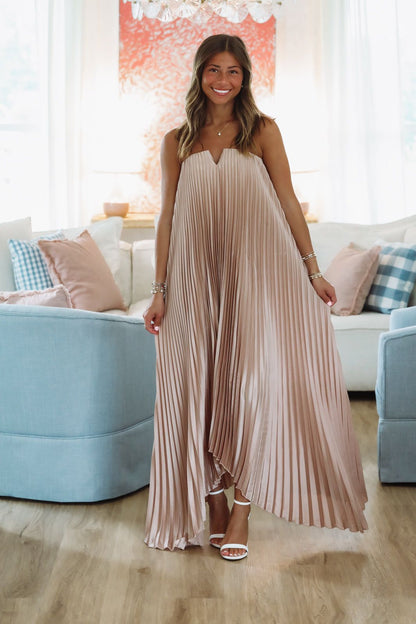 Moonlight Maxi Dress - Blush