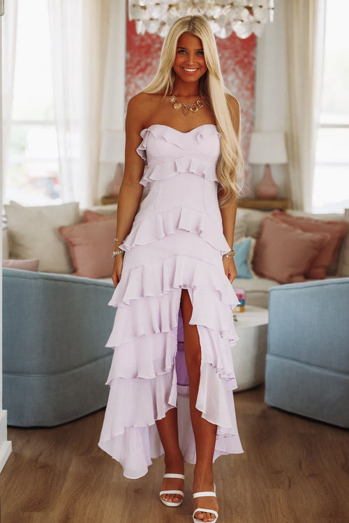 First Class Maxi Dress - Lilac