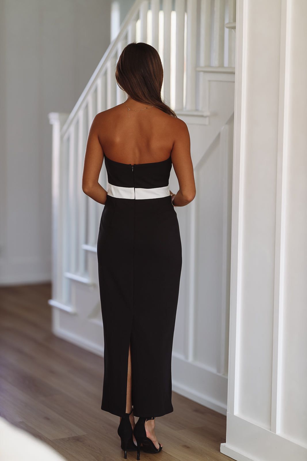Have a Good Time Midi Dress - Black