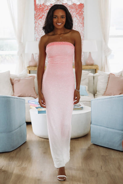 I'm Gorgeous Maxi Dress - Pink