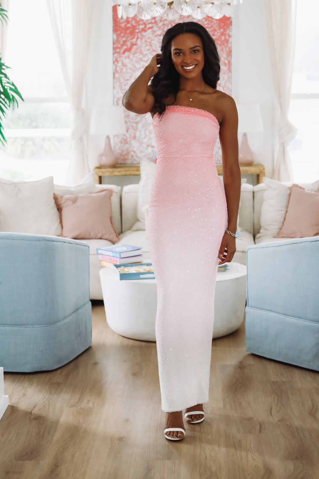 I'm Gorgeous Maxi Dress - Pink