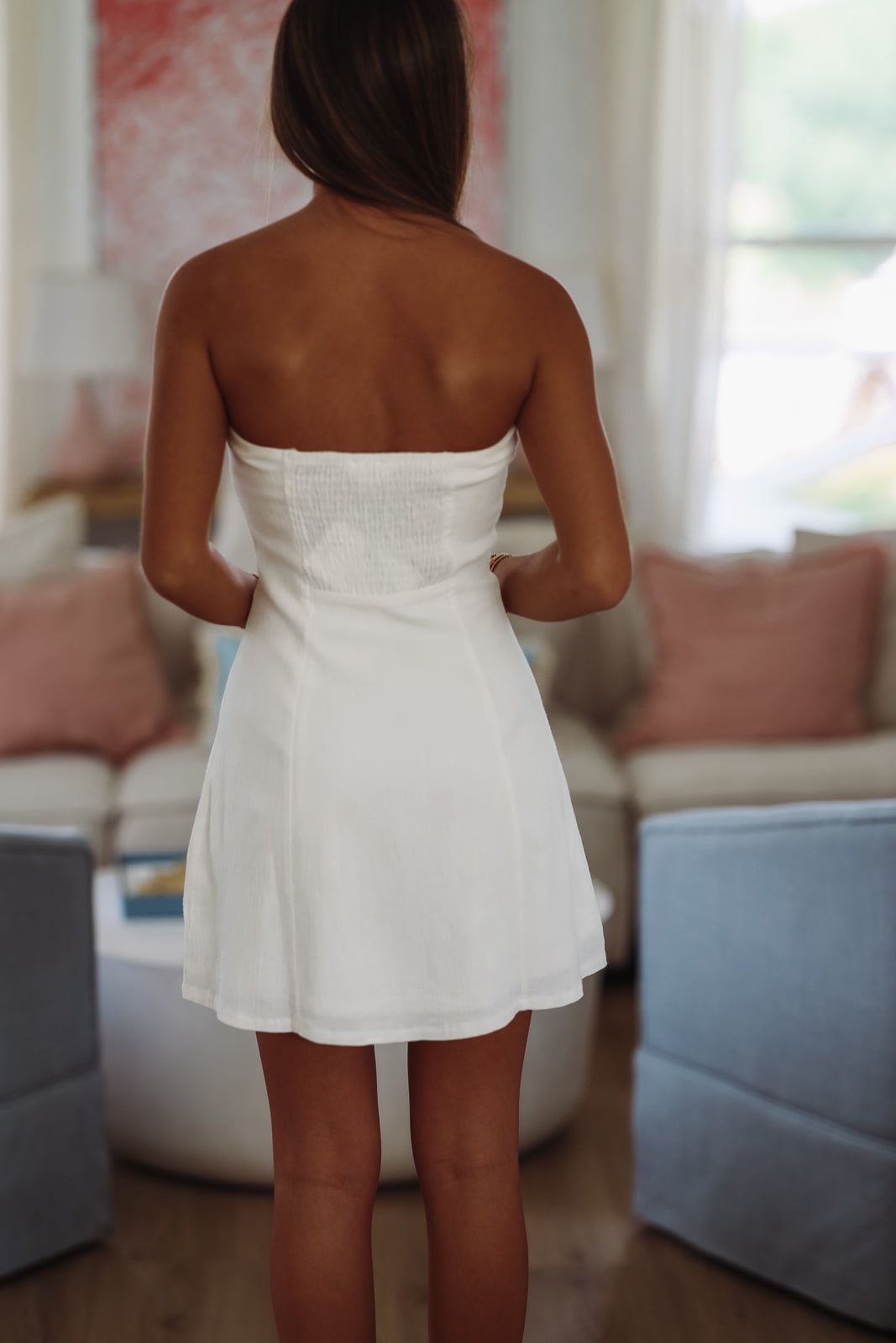 Is Love Mini Dress - Off White