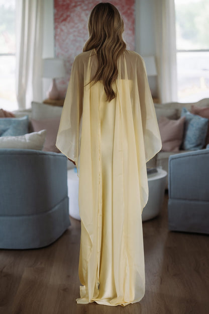 Aura Maxi Dress - Butter Yellow