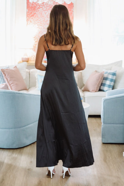 Sweet in Style Maxi Dress - Black