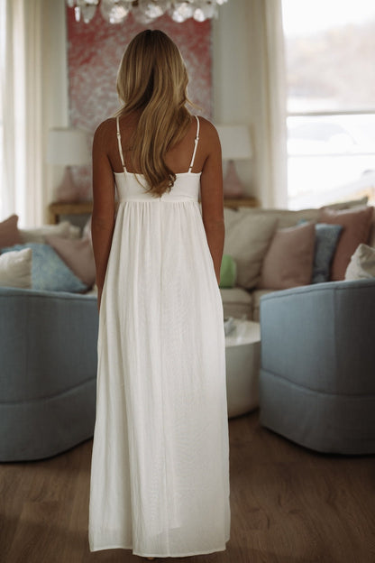 11:11 Maxi Dress -White