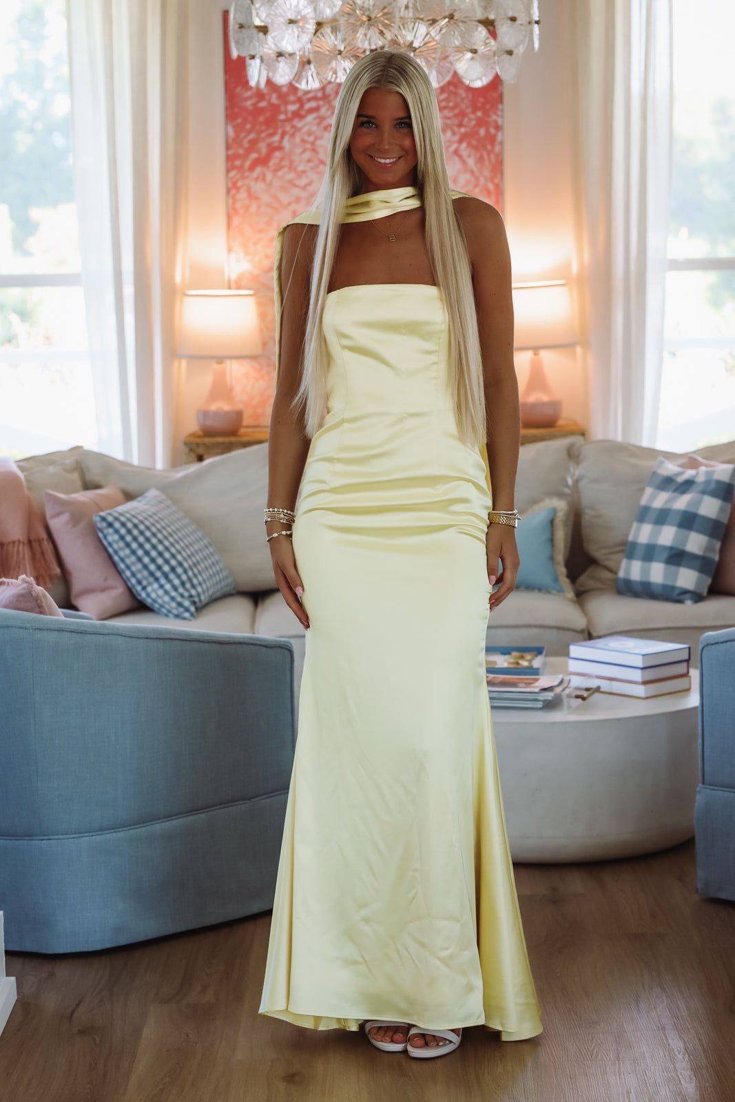 East End Elegance Maxi Dress - Yellow