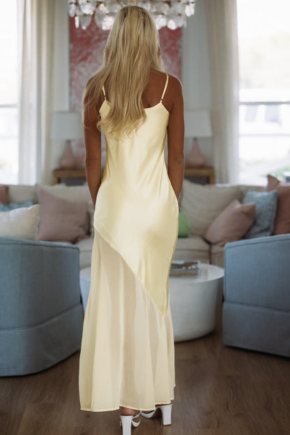 Glow Getter Maxi Dress - Yellow