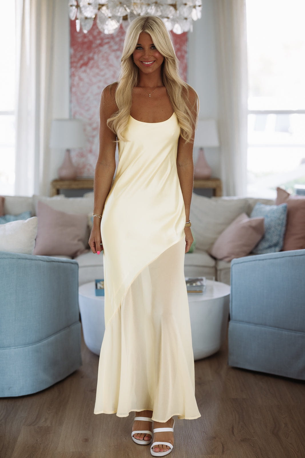 Glow Getter Maxi Dress - Yellow