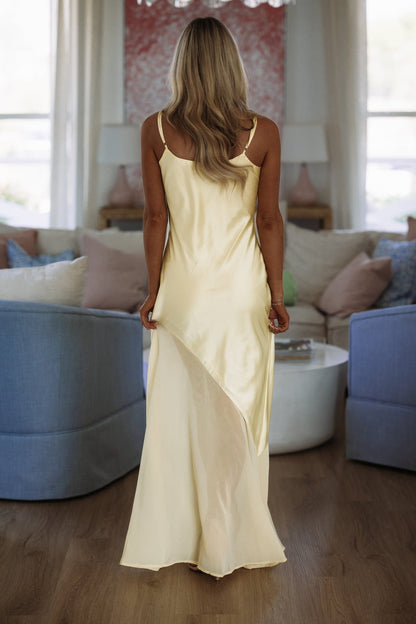 Glow Getter Maxi Dress - Yellow