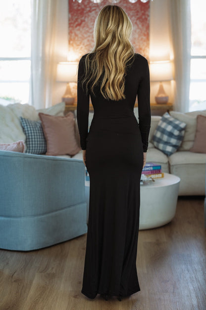Nightingale Maxi Dress - Black