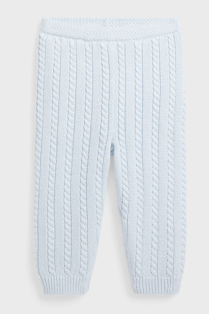 Beryl Blue Organic Cotton Sweater Pant