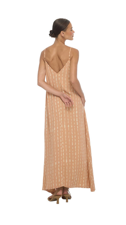Eluna Maxi Dress - Current Rose