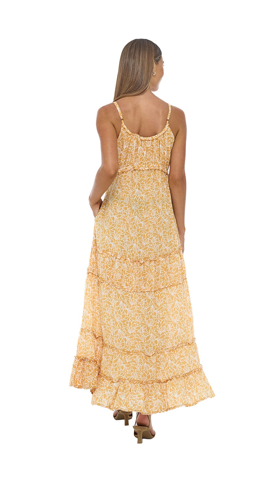 Lumiya Maxi Dress - Lysoria Yellow