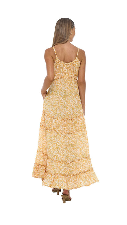 Lumiya Maxi Dress - Lysoria Yellow