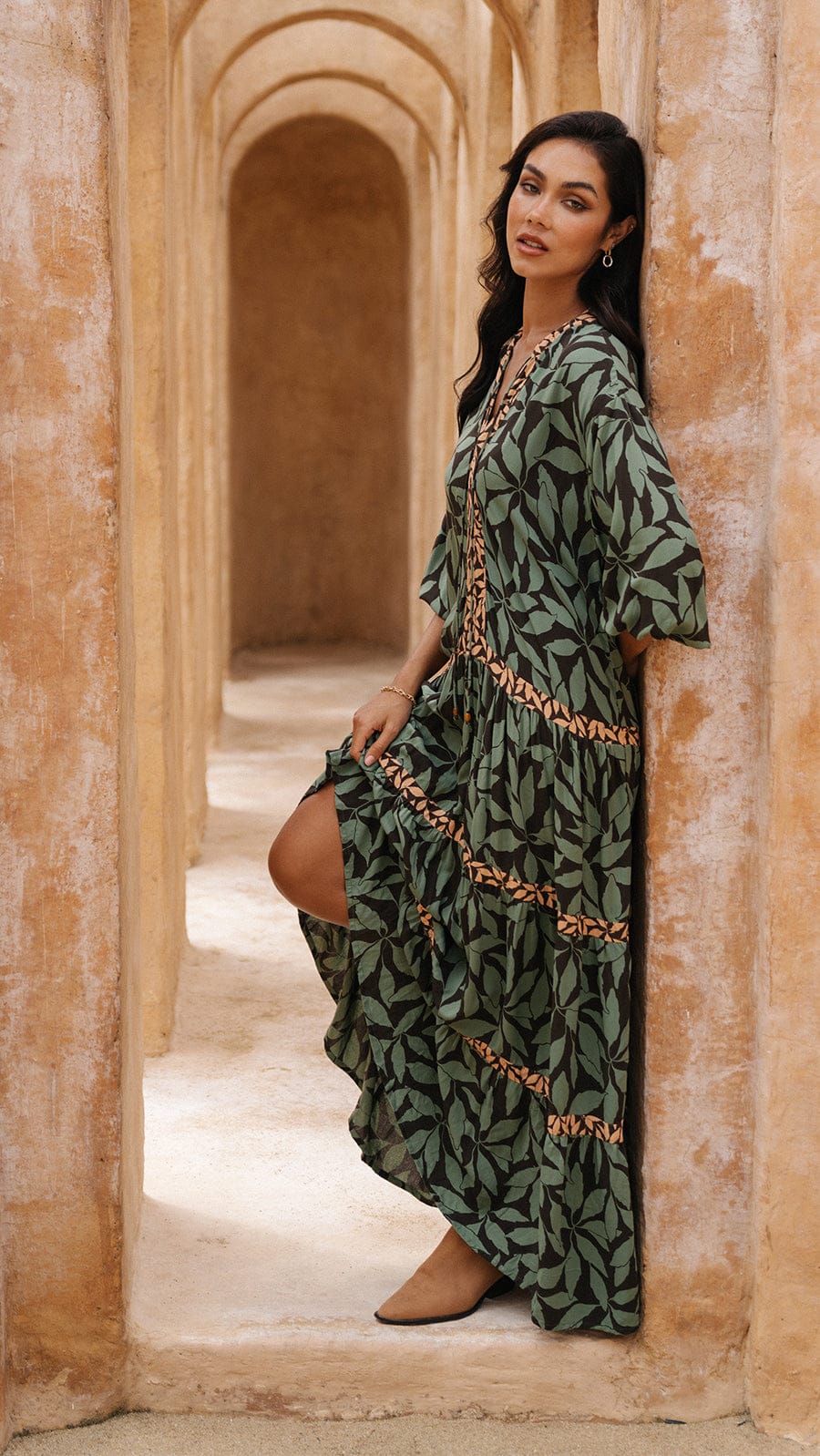 Maelis Maxi Dress - Petals