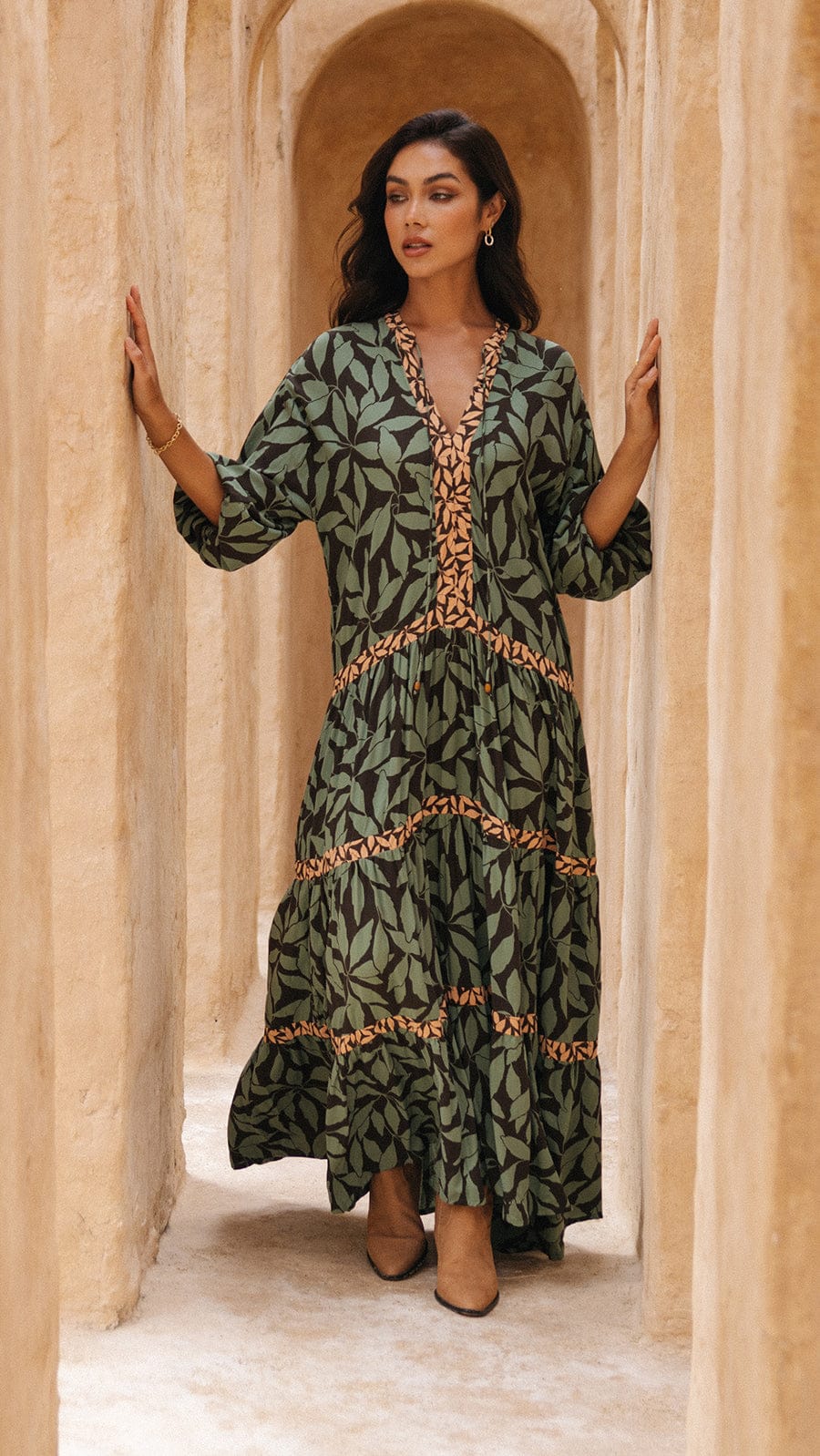 Maelis Maxi Dress - Petals