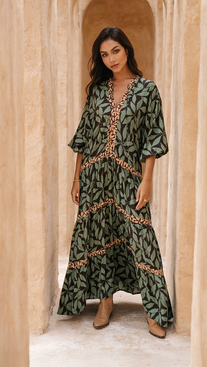 Maelis Maxi Dress - Petals