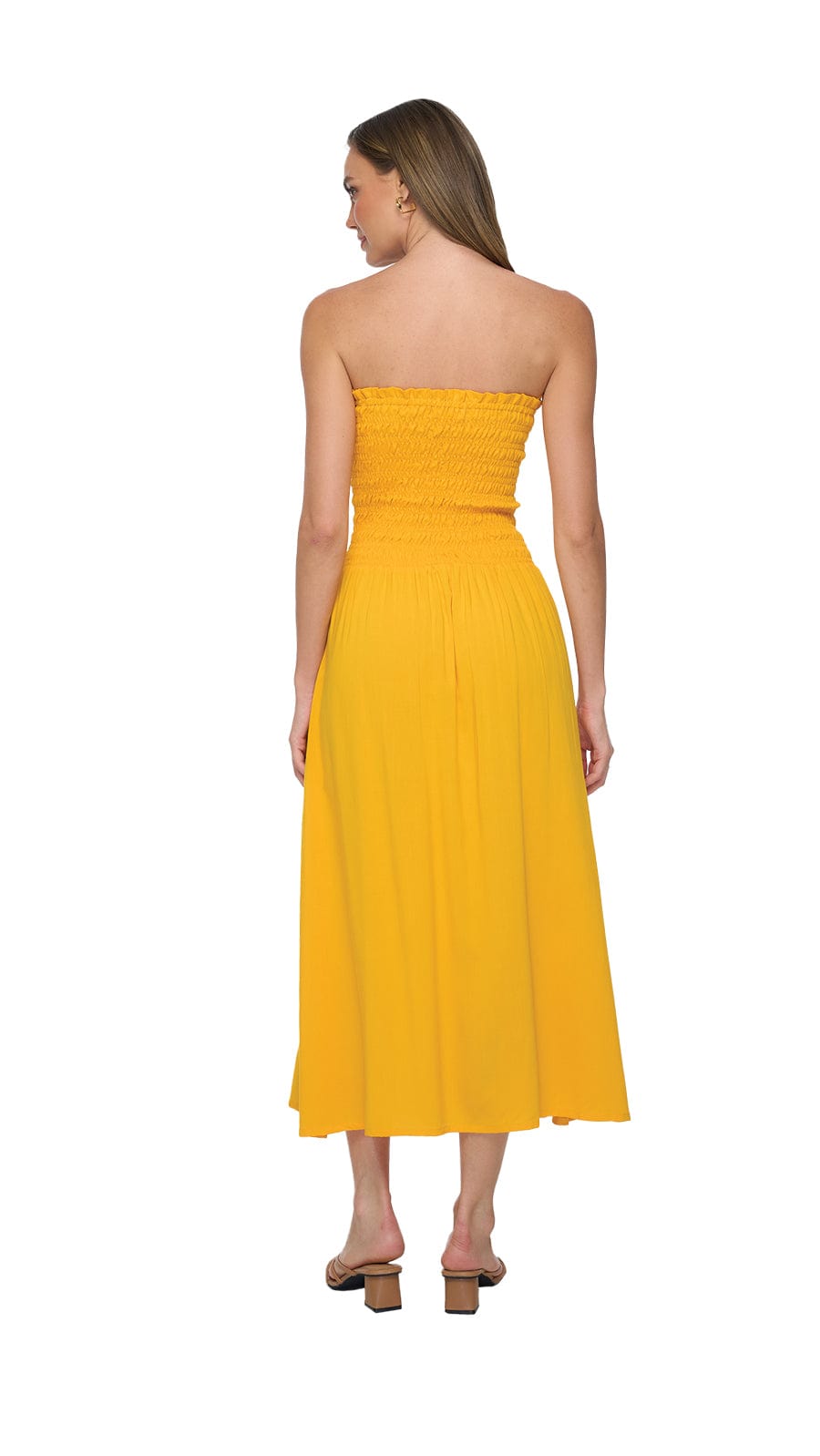 Portofino Midi Dress - Cyber Yellow