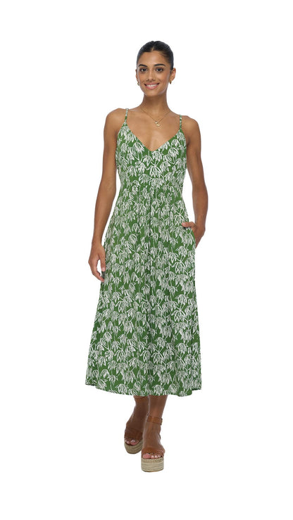 Soller Mio Midi Dress - Canopy Green