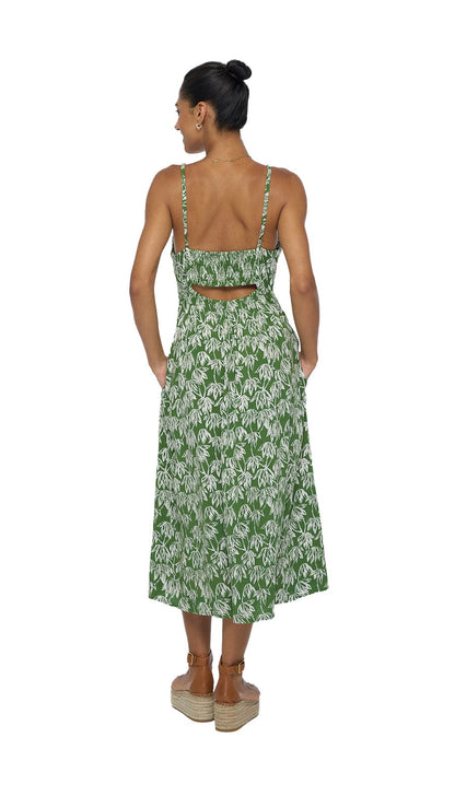 Soller Mio Midi Dress - Canopy Green