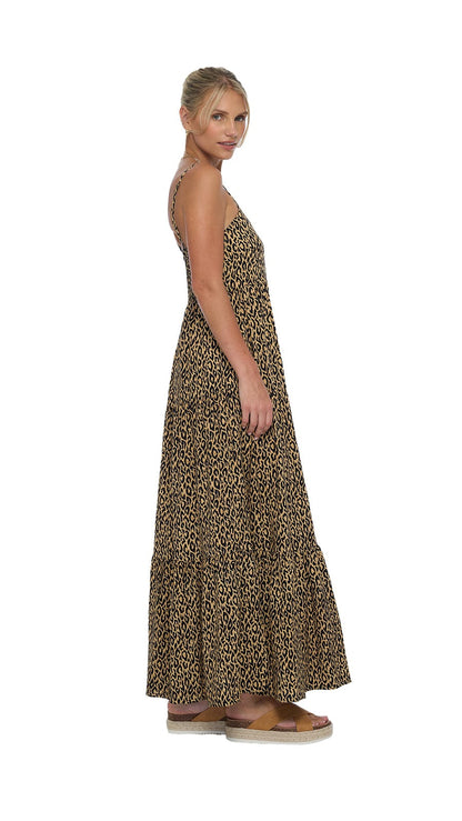 The Lifestyle Heiva Maxi Dress - Fierce Camel