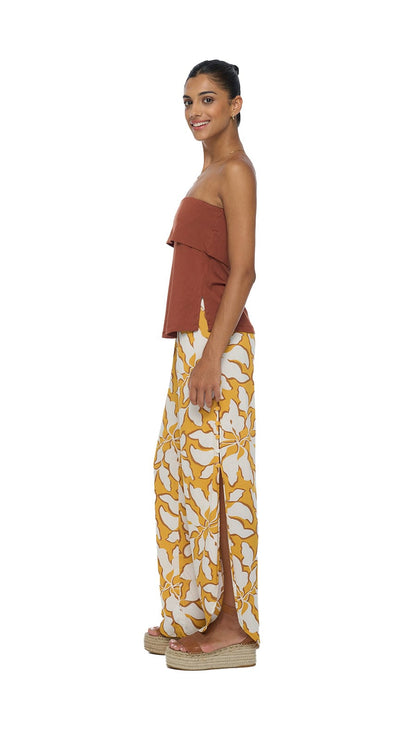 Aster Strapless Top - Mocha