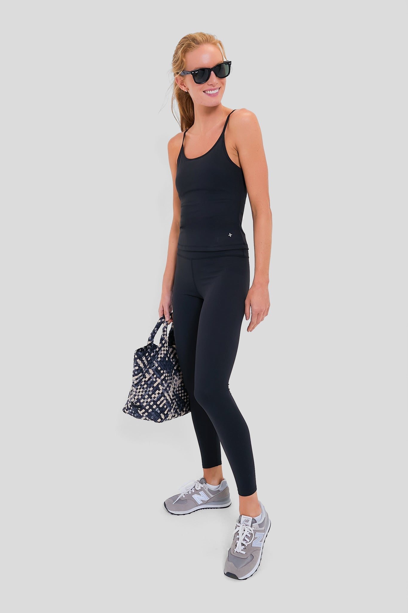Black Compression Spandex Sofia Cami