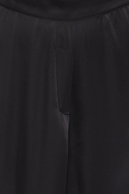 Clara Wide Leg Tailored Pant - Black
