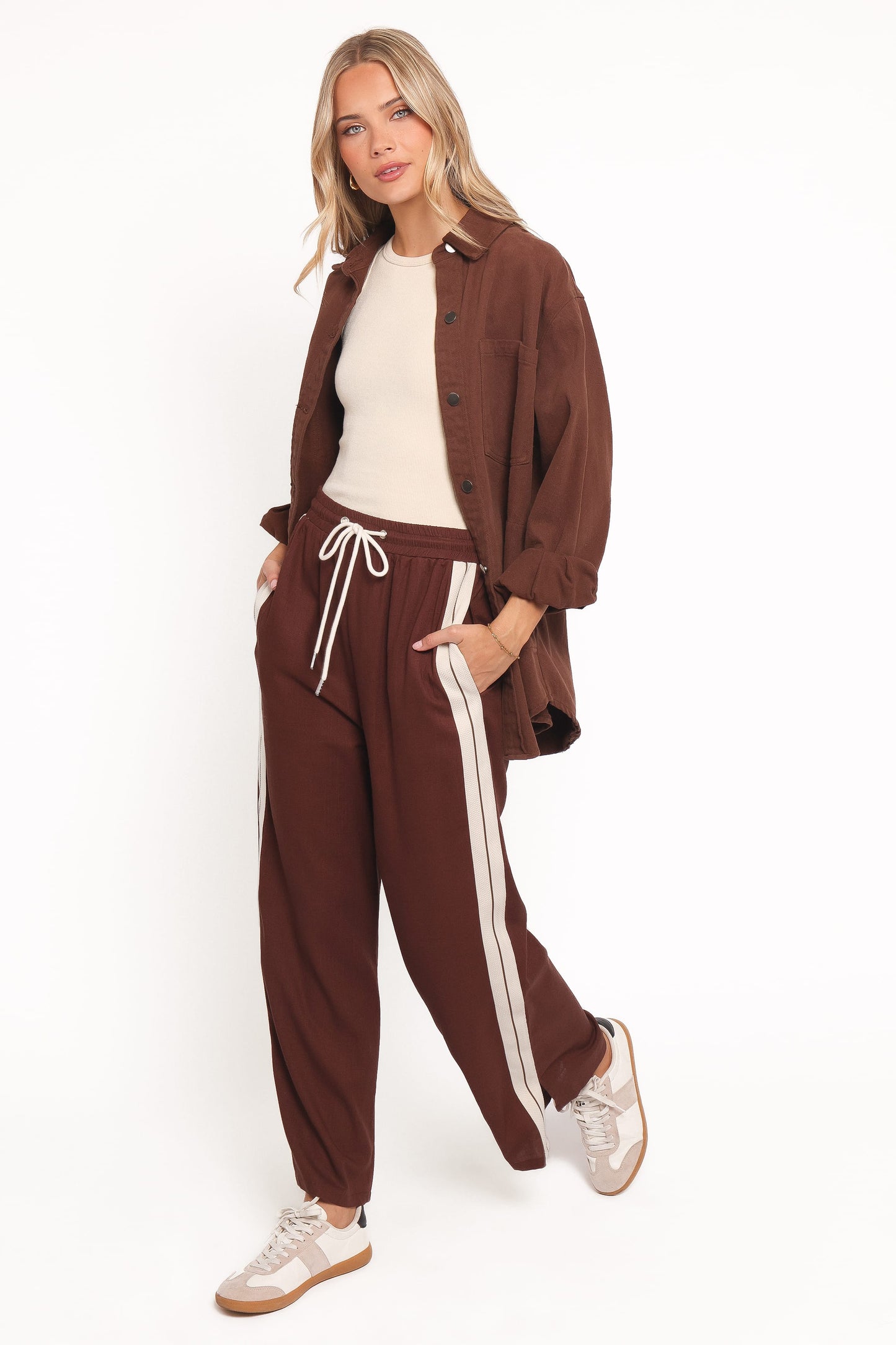 Hvar Track Pant - Brown