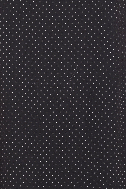 Lexi Elastic Waist Pant - Black Polkadot