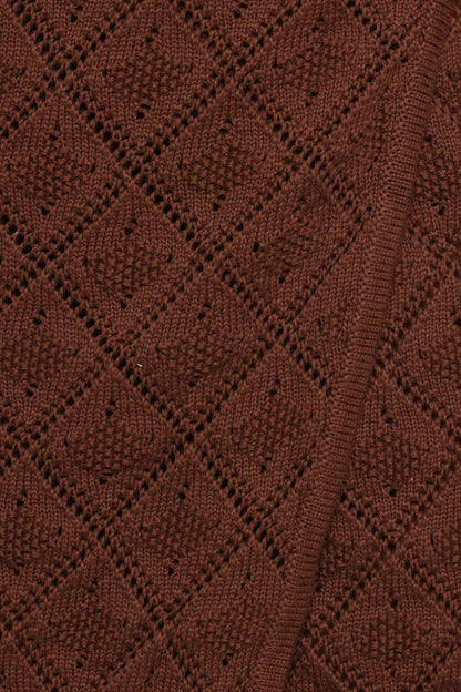 Palma Knit Mini Skirt - Chocolate