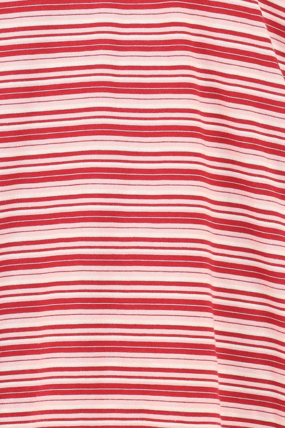 Beau Long Sleeve Jersey Top - Pink Stripe