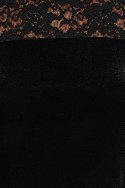Caitlin Top - Black Velvet