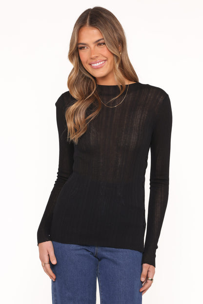 Delphine Top - Black