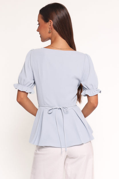 Kameran Top - Pale Blue