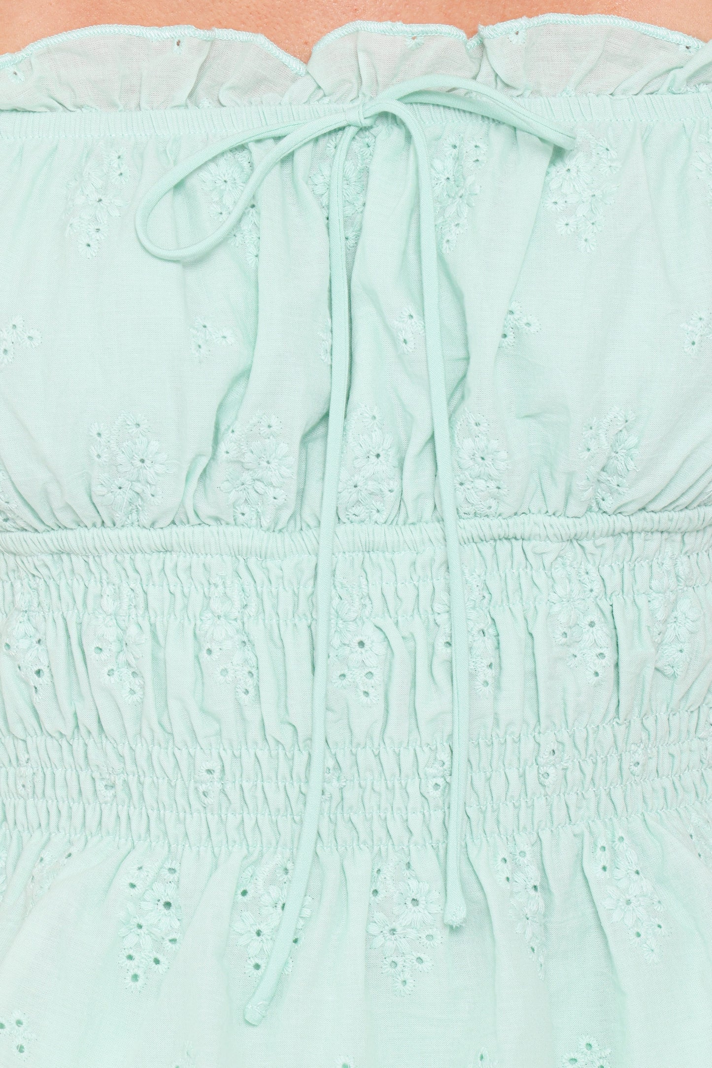 Melissa Peplum Top - Sage
