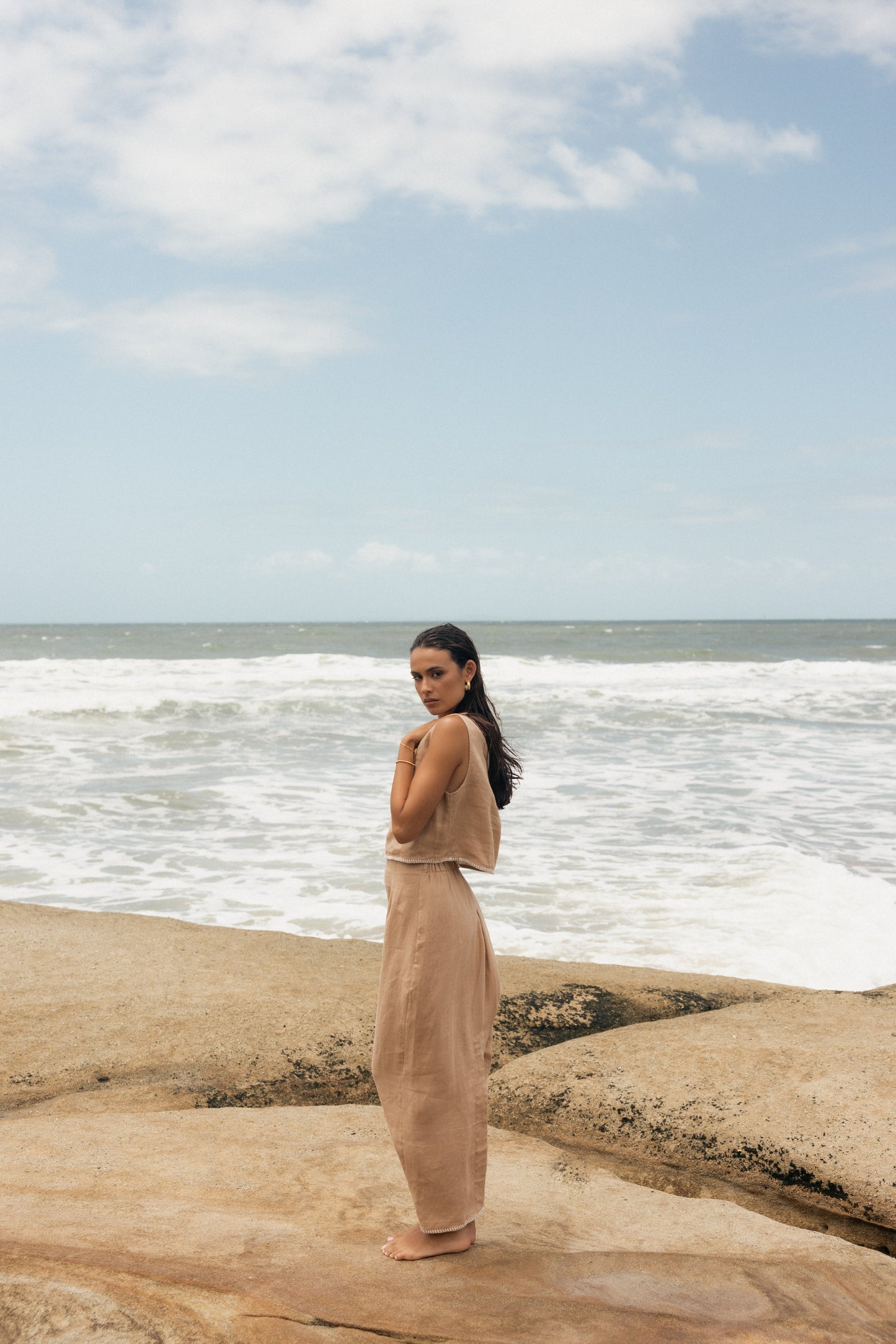 Odette Top - Camel