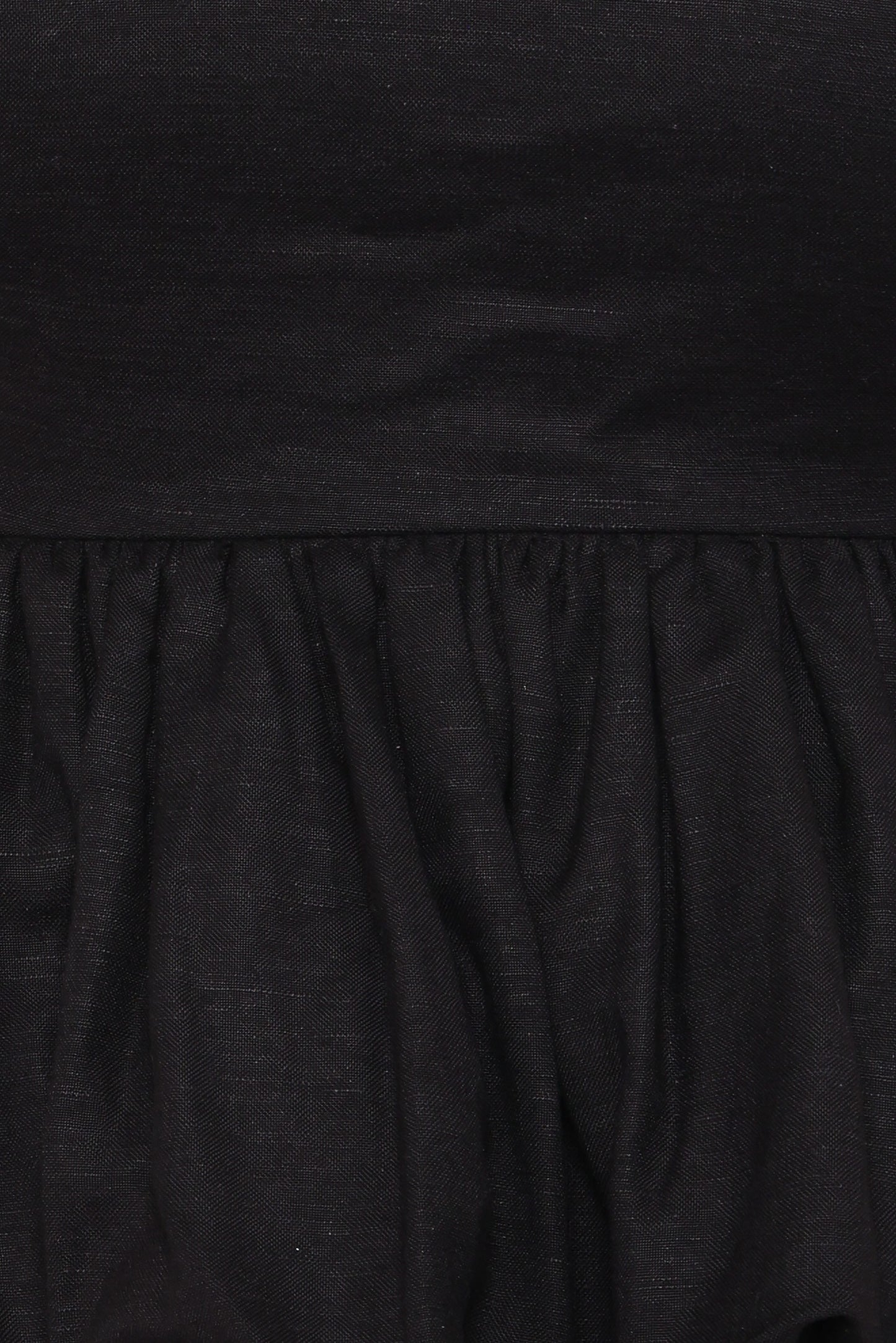 Ursa Peplum Top - Black