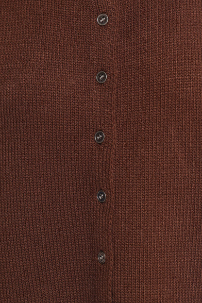 Weston Knit Vest - Dark Chocolate