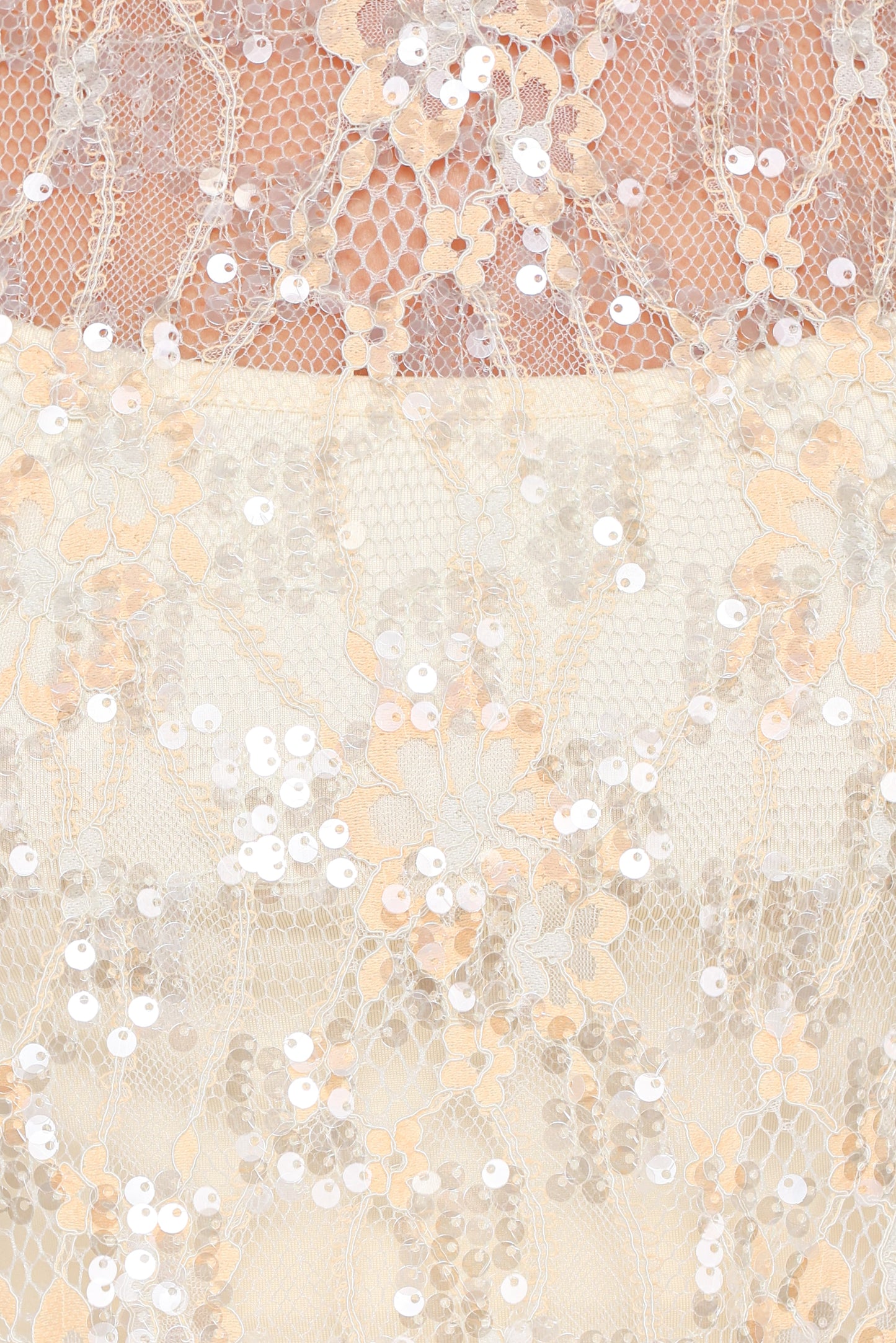 Yonder Sheer Lace Tee Top - Pale Yellow