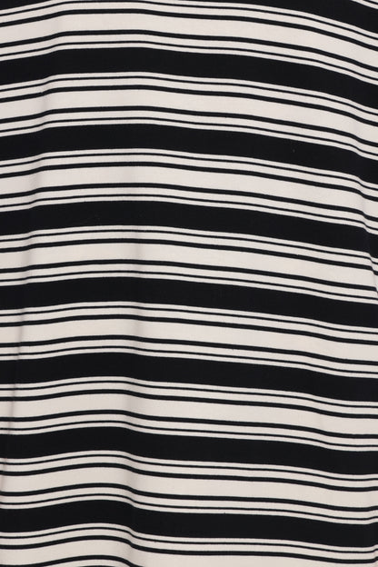 Zestora Tee - Black Ivory Stripe