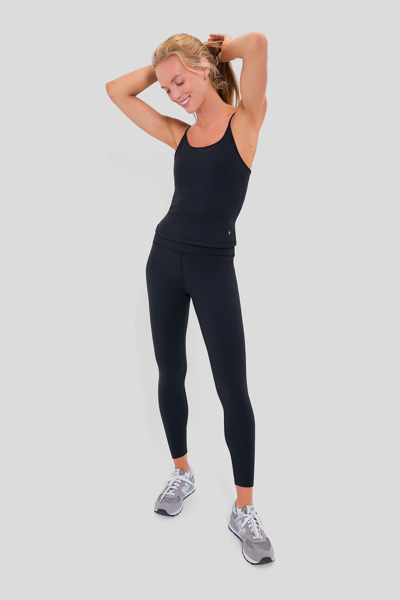 Black Compression Spandex Sofia Cami