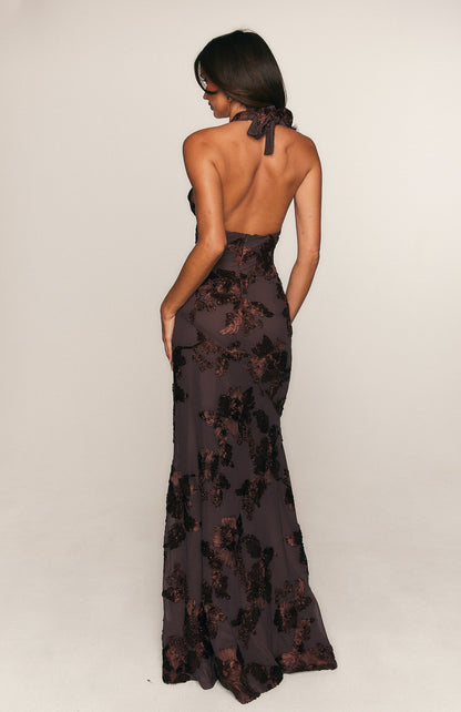 Always Yours Maxi Dress Chocolate