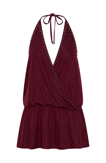 Favourite Moment Mini Dress Cherry Cola