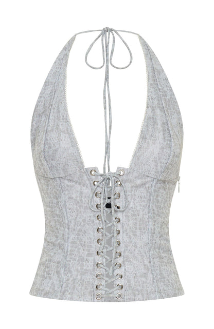 Made Of Music Bustier Halo Mist