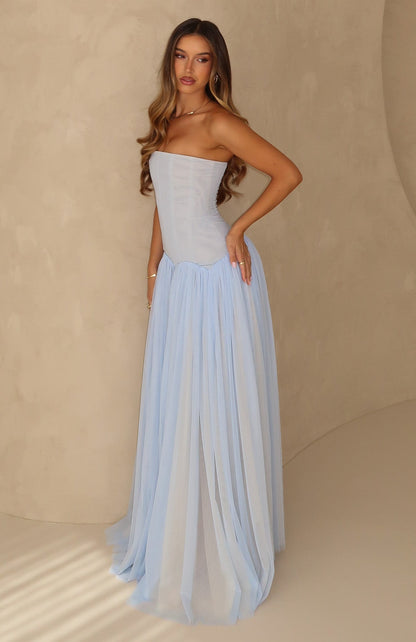 Magic Muse Maxi Dress Baby Blue