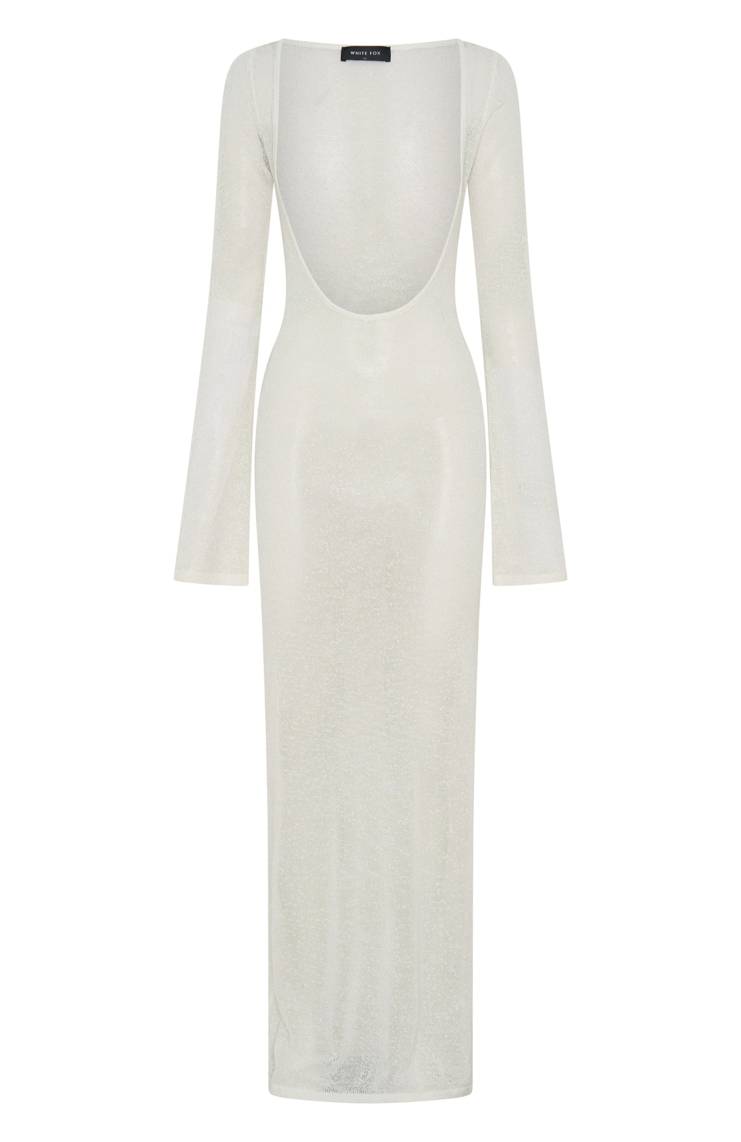 Malta Mermaids Long Sleeve Maxi Dress White