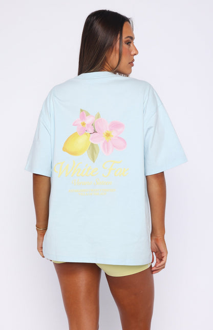 Verano Sixteen Azurra Oversized Tee Blue