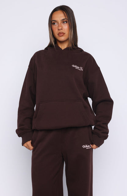 Verano Sixteen Lilia Oversized Hoodie Chocolate